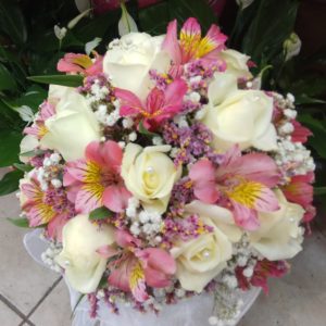 זר כלה פרפרים